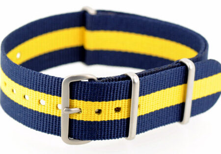 20mm Blue and Yellow NATO Strap