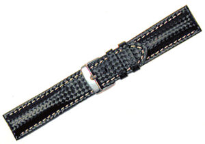 18mm Carbon Fibre Watch Strap