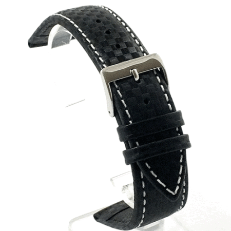 18mm Carbon Fibre Watch Strap