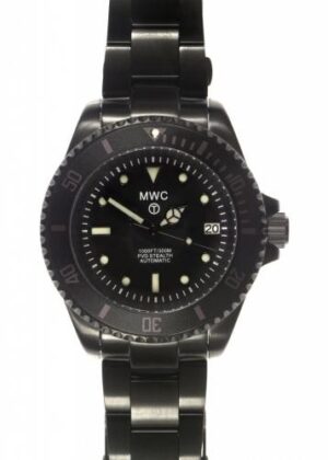 MWC 24 Jewel 300m Auto Submariner on PVD Bracelet (Branded)