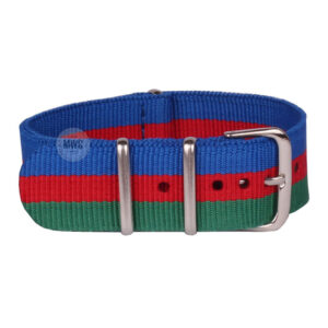 20mm Blue, Red and Green NATO Strap