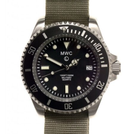 MWC Quartz 300m Stainless Steel Submariner (Branded)