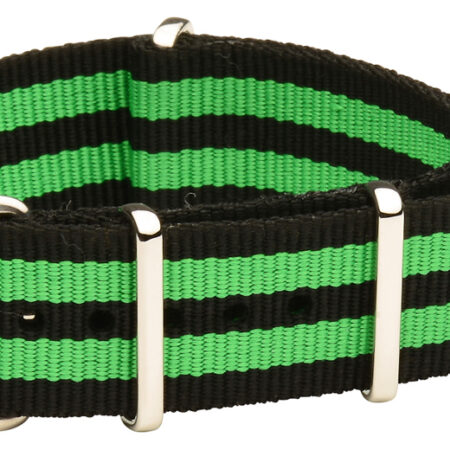 20mm Black and Green NATO Strap