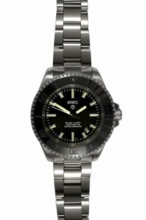 MWC 300m Quartz Submariner on Bracelet with Tritium GTLS SUQ/SL/SS/BB