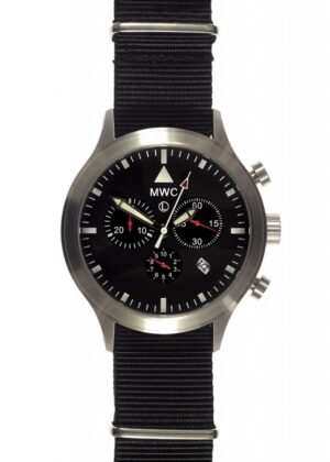 MWC MIL-TEC MKIV Military Pilots Chronograph (silver case) Watch