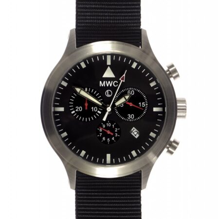 MWC MIL-TEC MKIV Military Pilots Chronograph (silver case) Watch