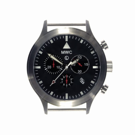 MWC MIL-TEC MKIV Military Pilots Chronograph (silver case) Watch