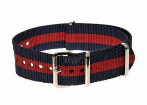 20mm Red and Navy NATO Strap