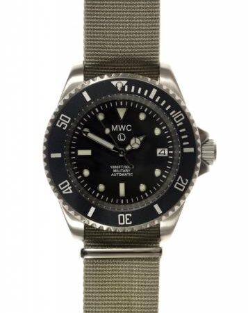 MWC 24 Jewel 300m Stainless Steel Automatic Submariner (Branded)