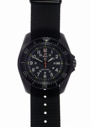 MWC 12/24 Military Divers Watch in PVD Steel Case (Automatic)