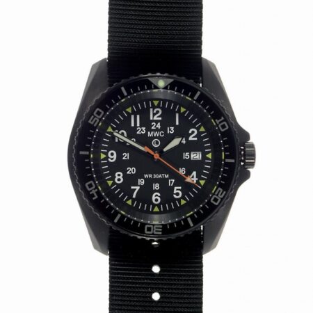 MWC 12/24 Military Divers Watch in PVD Steel Case (Quartz)