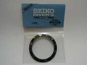 Seiko insert Black 7S26-0030 / 4205 Medium size for Diver's watches (3 pcs)