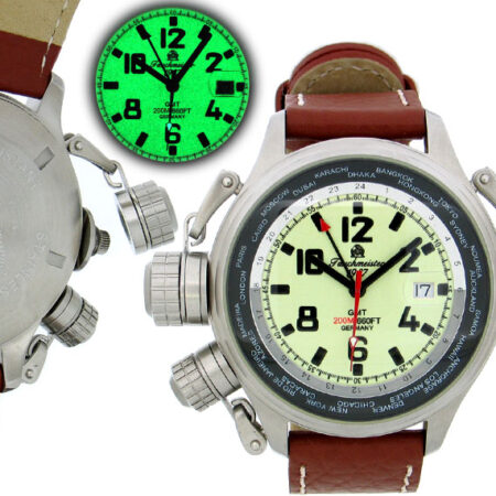 Tauchmeister1937 T0155 XXL-Pilot "World-Tour" Watch