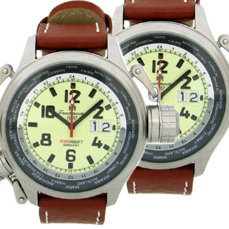 Tauchmeister1937 T0156 XXL-Pilot "World-Tour" Watch