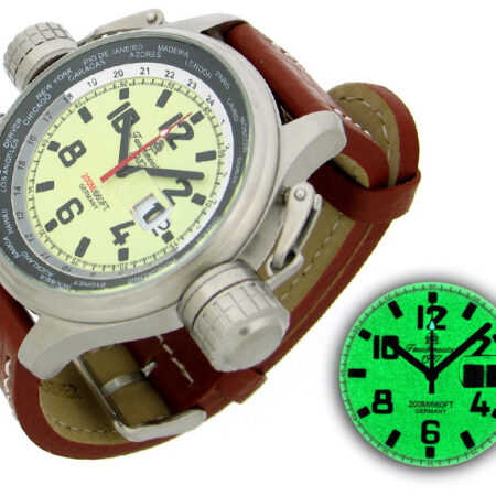 Tauchmeister1937 T0156 XXL-Pilot "World-Tour" Watch