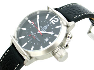 Tauchmeister1937 T0170 2.WW German U-Boot Date SWISS-GMT Watch