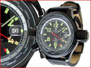 Tauchmeister1937 T0182 XXL-Pilot "World-Tour" Watch