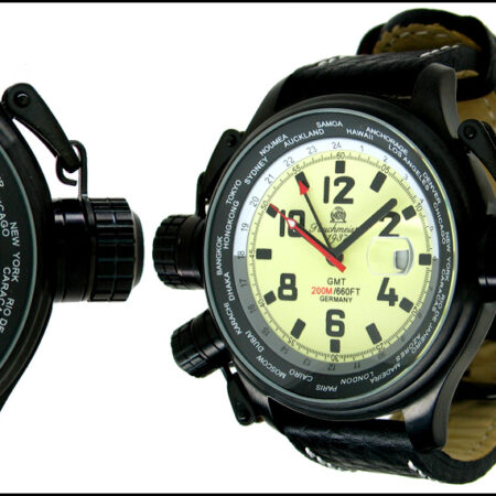 Tauchmeister1937 T0183 XXL-Pilot "World-Tour" Watch