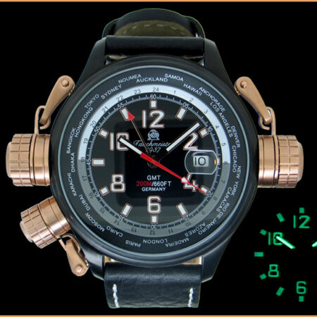 Tauchmeister1937 T0184 XXL-Pilot "World-Tour" Watch