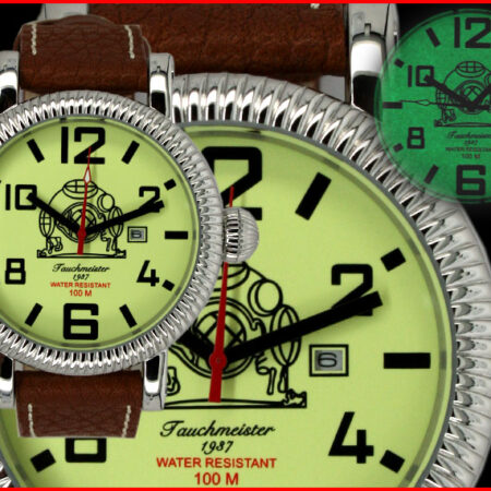 Tauchmeister1937 T0198 XXL U-Boot (Bunker) Watch