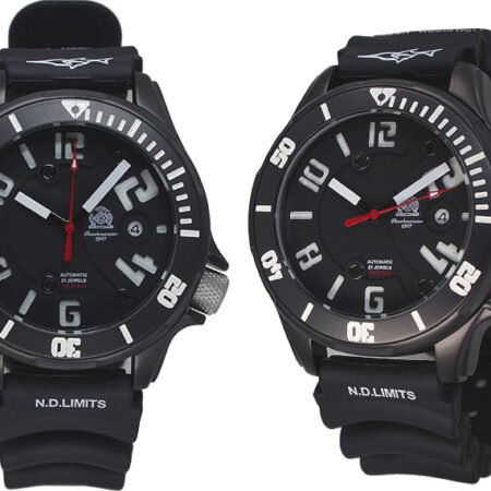 Tauchmeister1937 T0220A Automatic Marine Diver "Professional Deep Sea" Watch with 3-D Dial