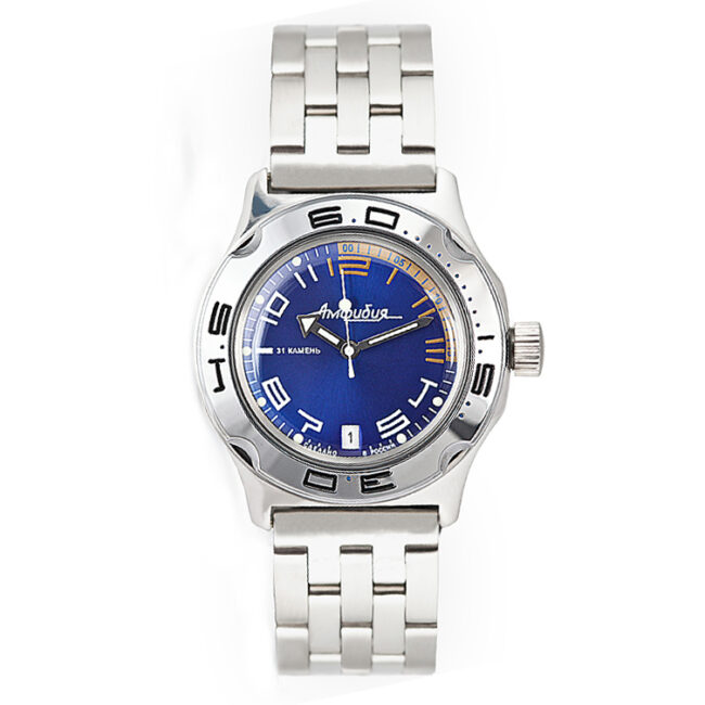 Buy Vostok Amphibia Automatic Watch 2416B 100475 On Vostokamphibia Com