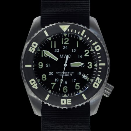 MWC "Depthmaster" 100atm / 3,280ft / 1000m Water Resistant Military Divers Watch in Stainless Steel Case with Helium Valve (Automatic)