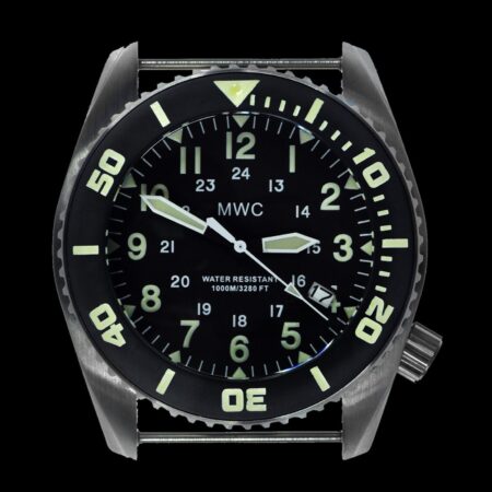 MWC "Depthmaster" 100atm / 3,280ft / 1000m Water Resistant Military Divers Watch in Stainless Steel Case with Helium Valve (Automatic)