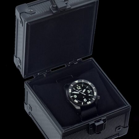 MWC "Depthmaster" 100atm / 3,280ft / 1000m Water Resistant Military Divers Watch in PVD Stainless Steel Case with Helium Valve (Quartz)