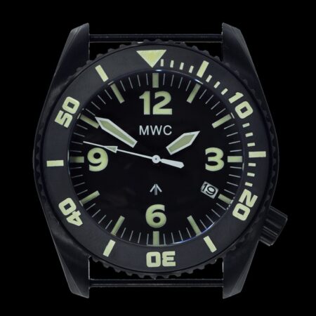 MWC "Depthmaster" 100atm / 3,280ft / 1000m Water Resistant Military Divers Watch in PVD Stainless Steel Case with Helium Valve (Automatic)