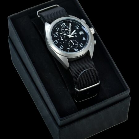 MWC NATO Pattern Stainless Steel Hybrid Military Pilots Chronograph with Sapphire Crystal