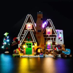 Briksmax Led Lighting Kit for Creator Gingerbread House - Compatible with Lego 10267 Building Blocks Model - Not Include The Lego Set