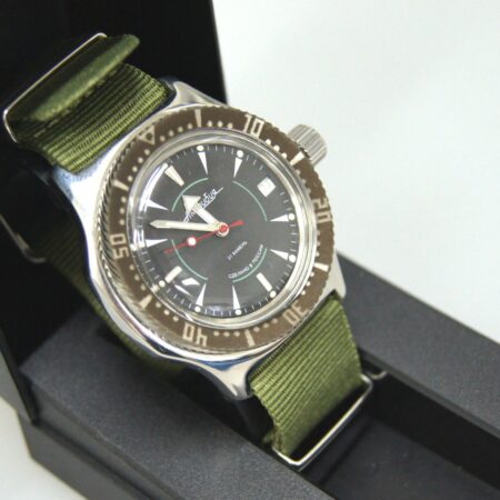 Vostok Amphibia Mod Watch (Mod 29- Green powder)