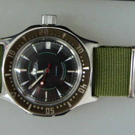 Vostok Amphibia Mod Watch (Mod 29- Green powder)