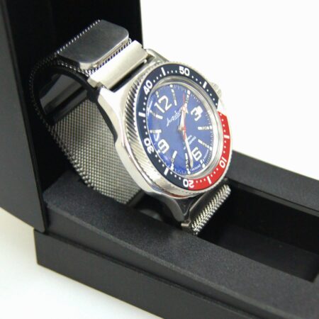 Vostok Amphibia Mod Watch (Mod 30- silver blue)