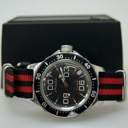 Vostok Amphibia Mod Watch (Mod 33-red line)