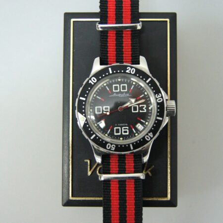 Vostok Amphibia Mod Watch (Mod 33-red line)