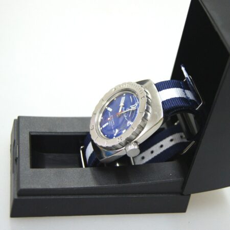 Vostok Amphibia Mod Watch (Mod 36 - blue&white )