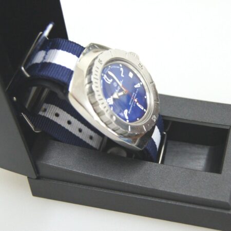 Vostok Amphibia Mod Watch (Mod 36 - blue&white )